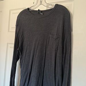 Vuori LS Large Grey shirt